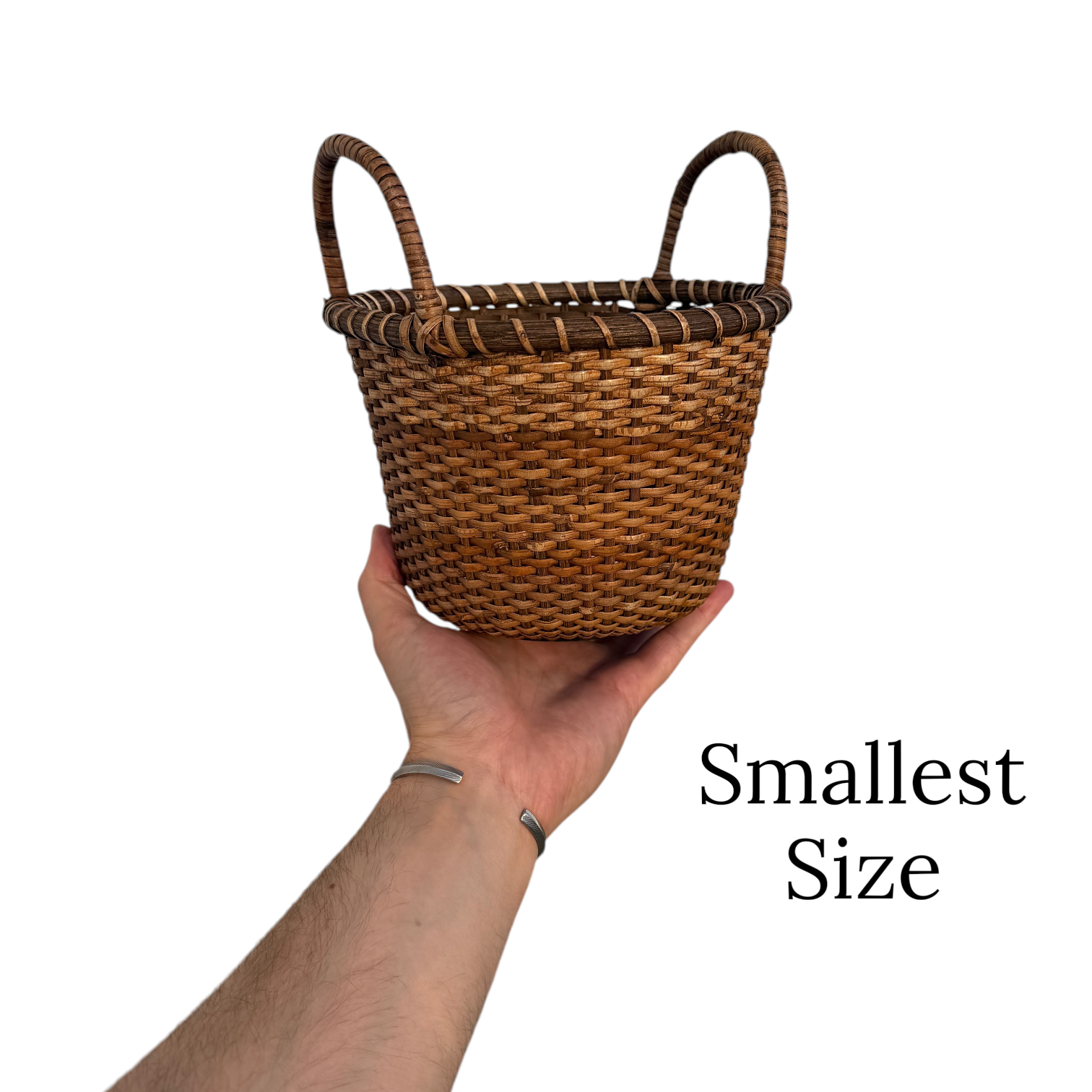 Handwoven Rattan Produce Basket