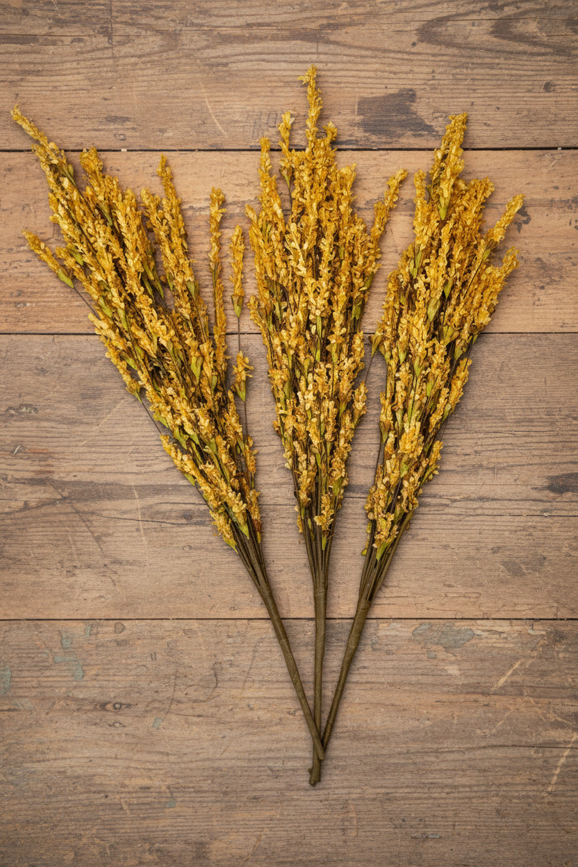 24 inch Faux Dried Autumn Wheat &amp; Botanica