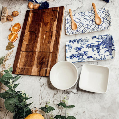 Chinoiserie Tapas 7 Piece Serving Set