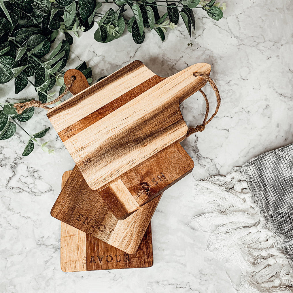 4 Charcuterie Boards | 8x4.5"