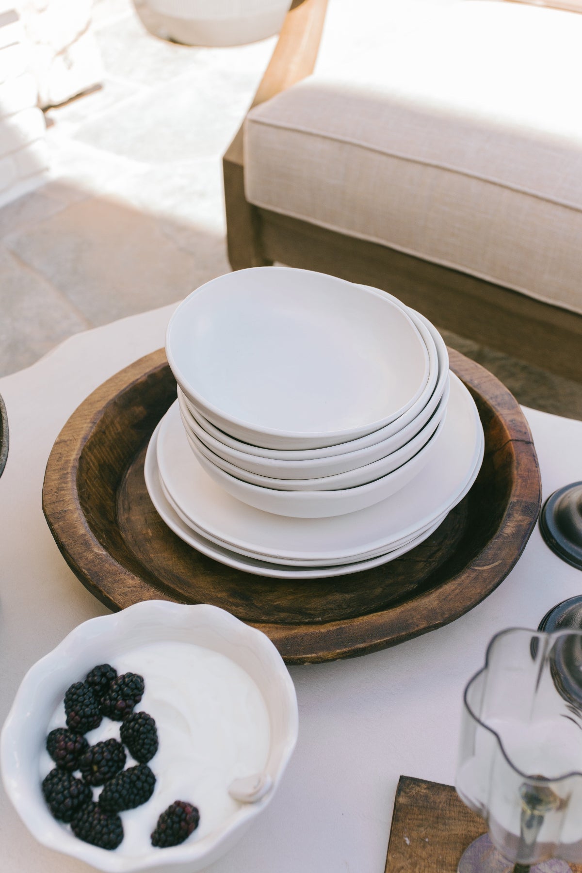 Drift Dinner Plate - Matte White - Set of 6