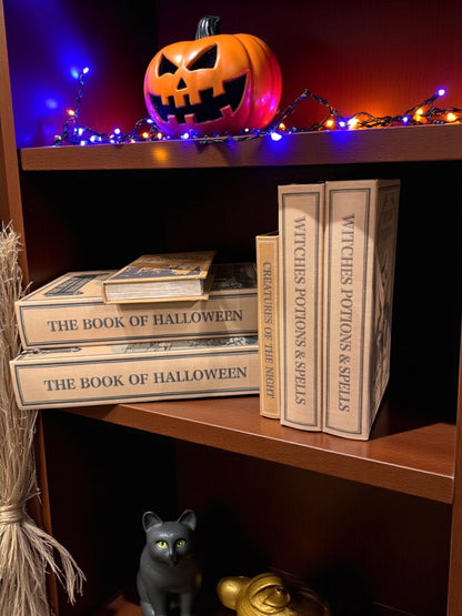 Halloween Linen Book Storage Box