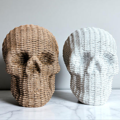 Skull Me - Rattan Resin Skull