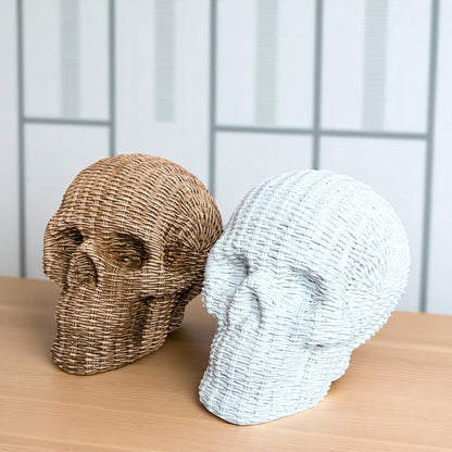 Skull Me - Rattan Resin Skull