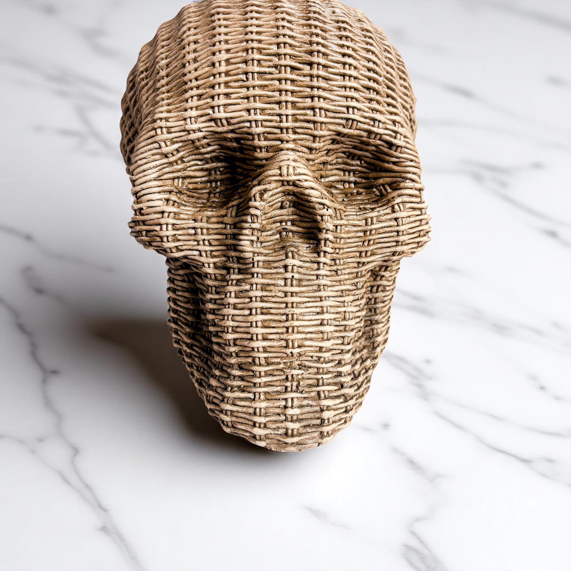 Skull Me - Rattan Resin Skull