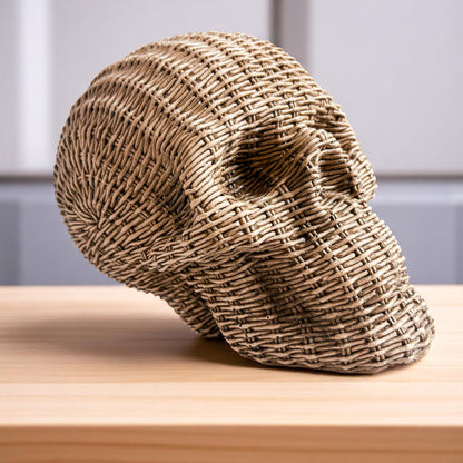 Skull Me - Rattan Resin Skull