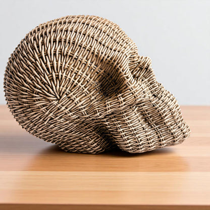 Skull Me - Rattan Resin Skull