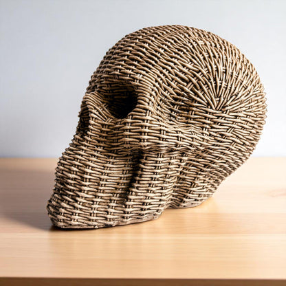 Skull Me - Rattan Resin Skull