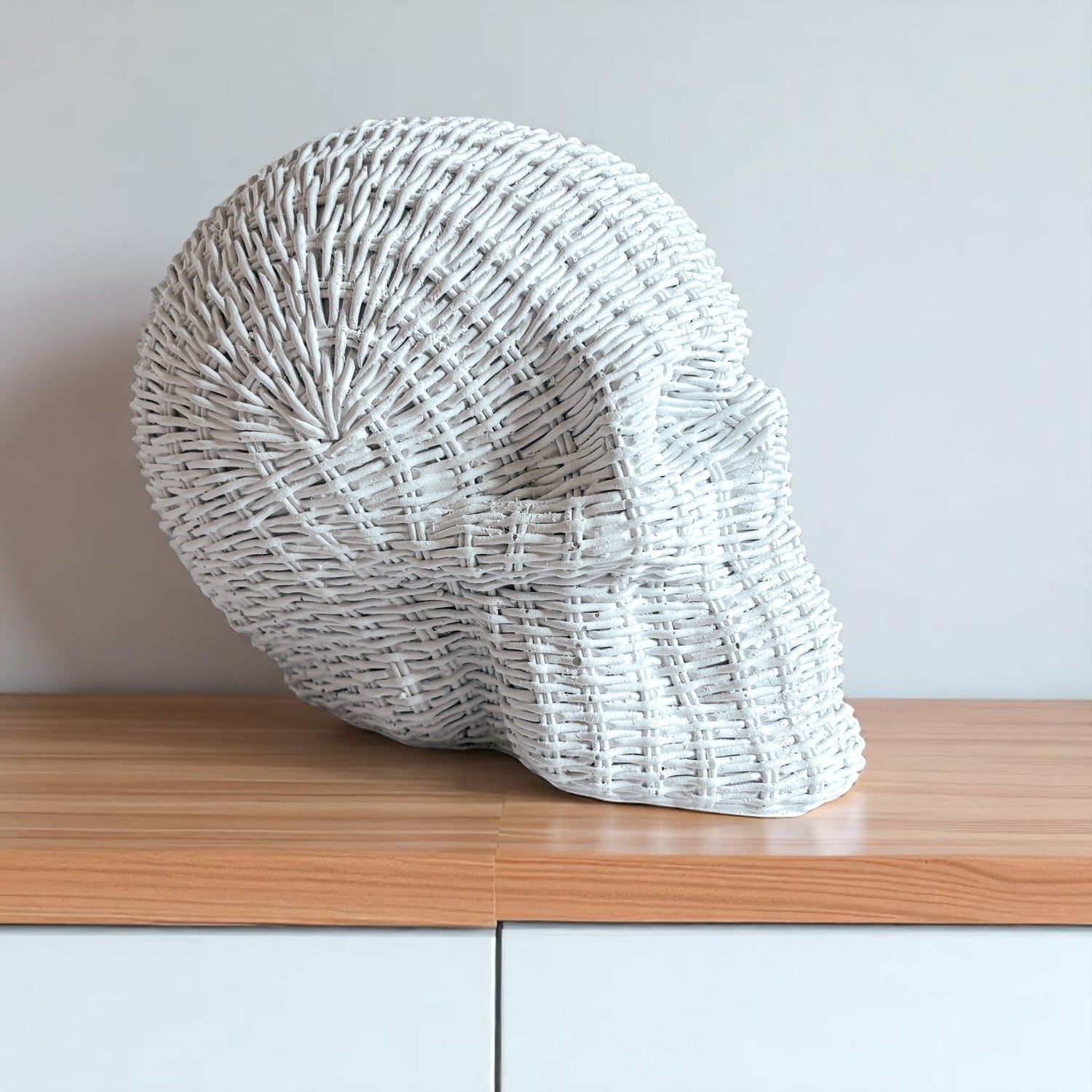 Skull Me - Rattan Resin Skull