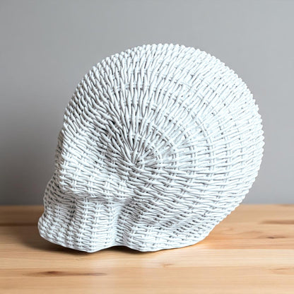 Skull Me - Rattan Resin Skull