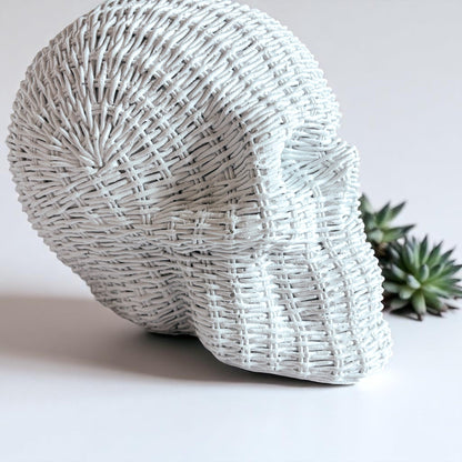 Skull Me - Rattan Resin Skull