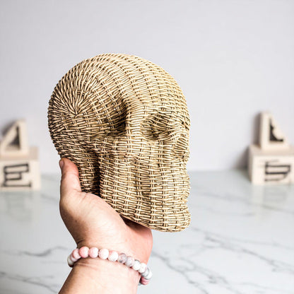 Skull Me - Rattan Resin Skull