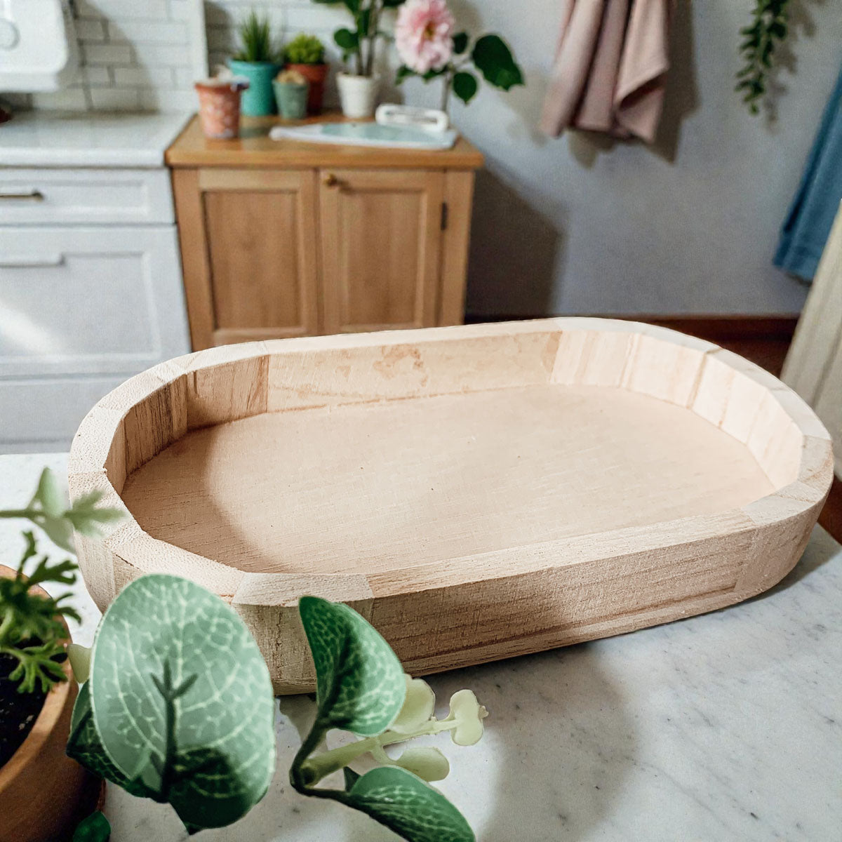 Rustic Wood Tray