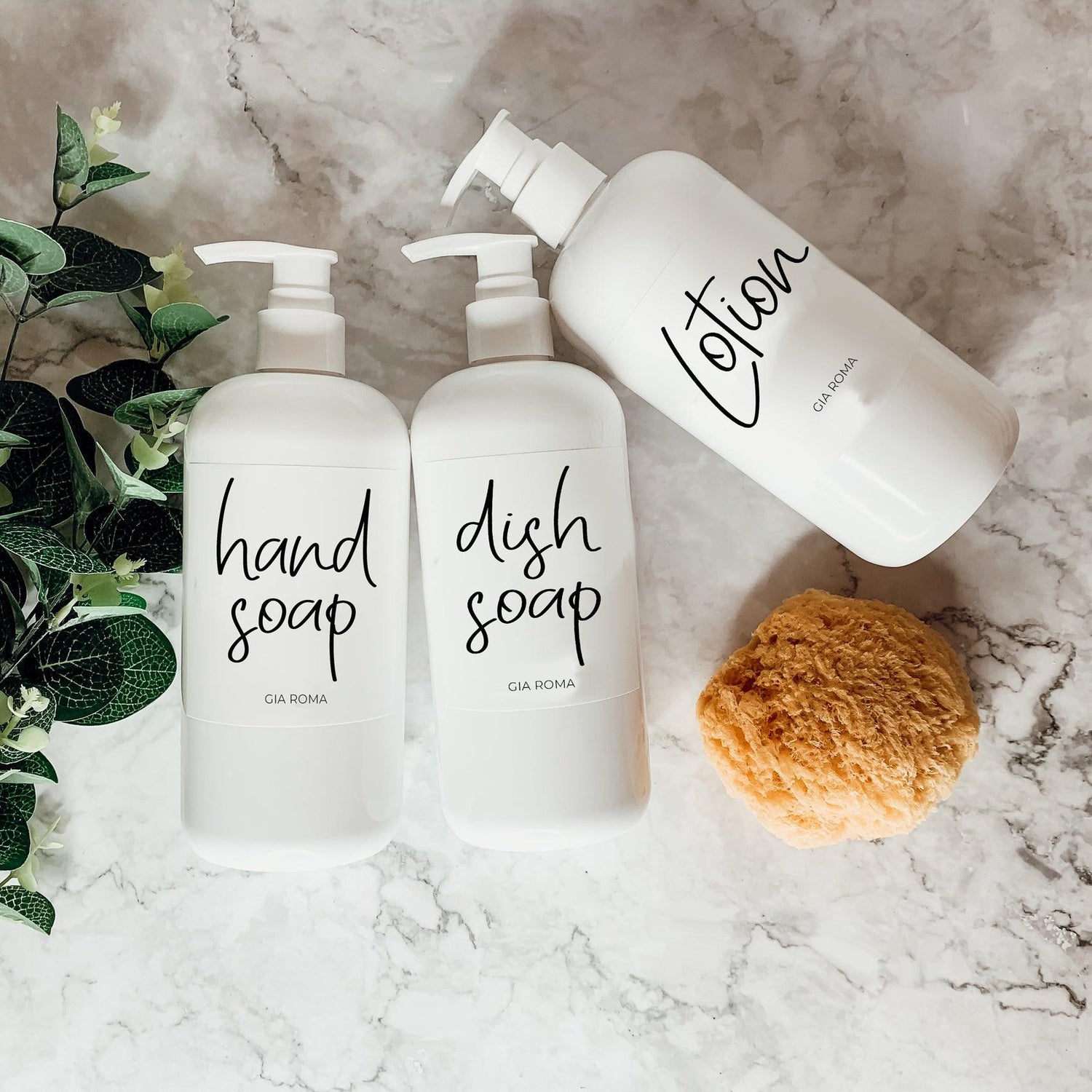 16oz Plastic Bottles - White|White Label