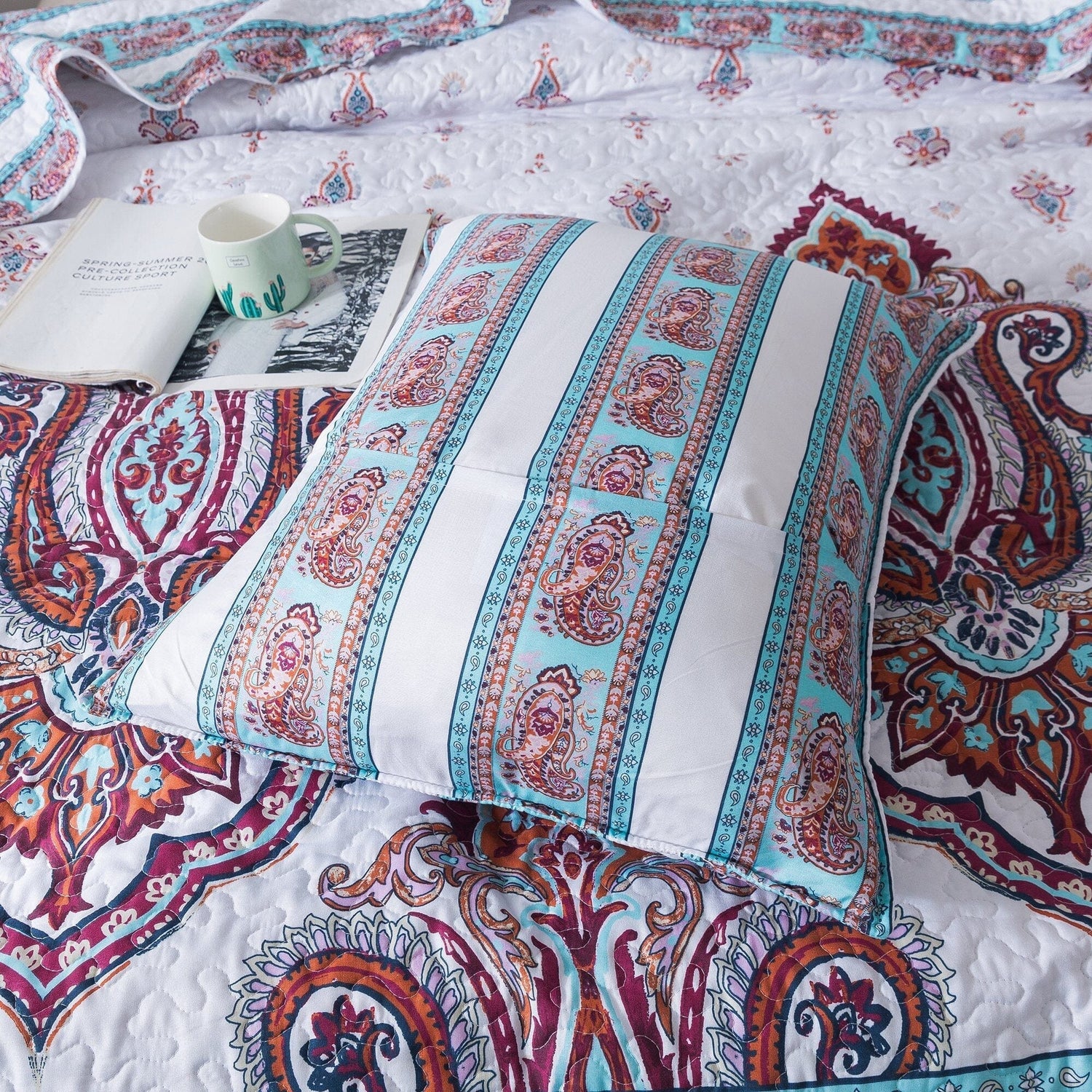 Boho Summer Quilted Bedding