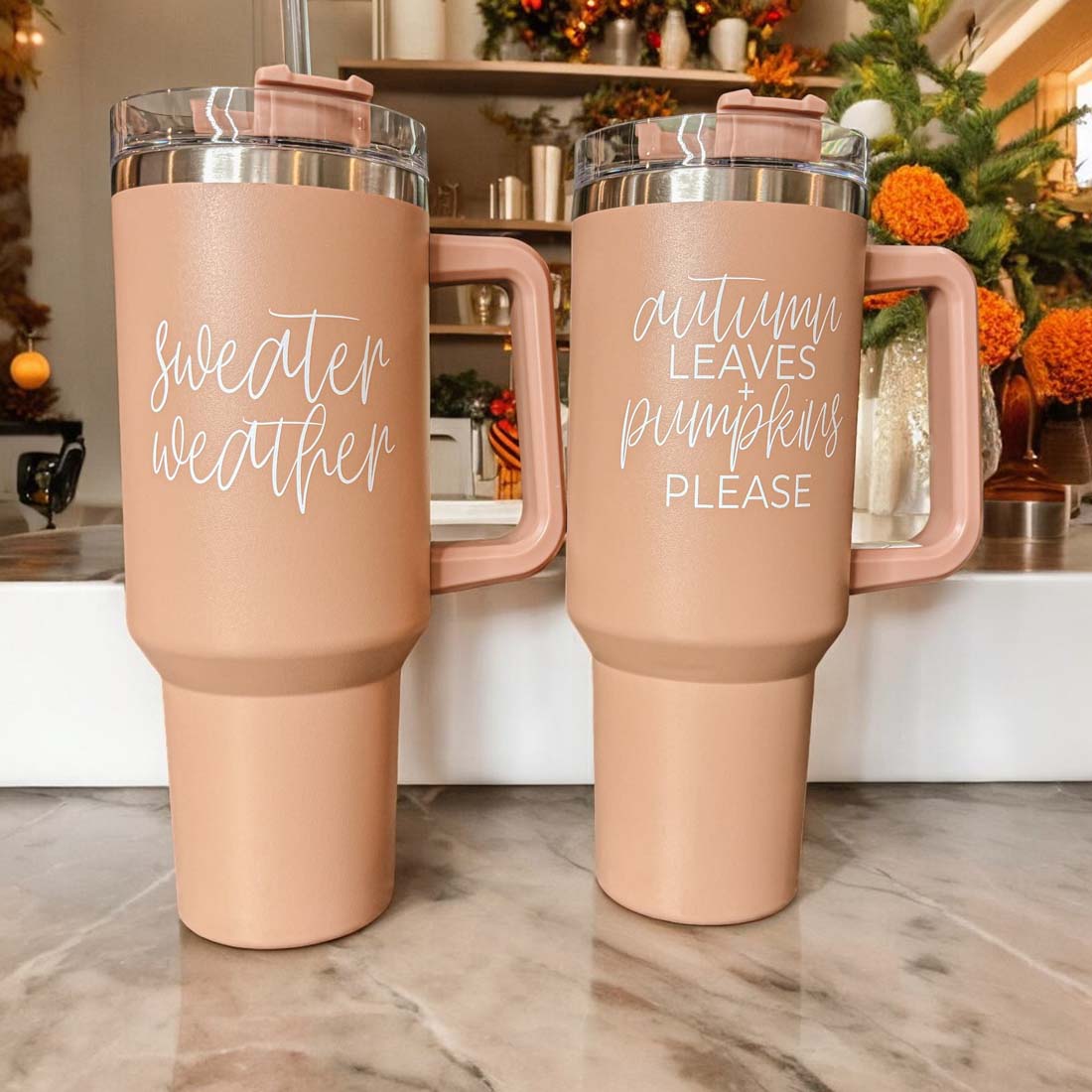 Sweater Weather 40oz Insulated Tumbler