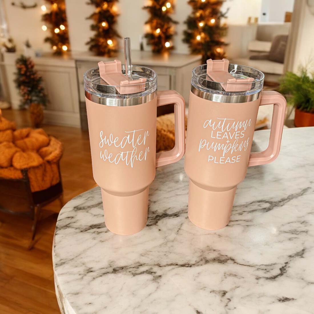 Sweater Weather 40oz Insulated Tumbler