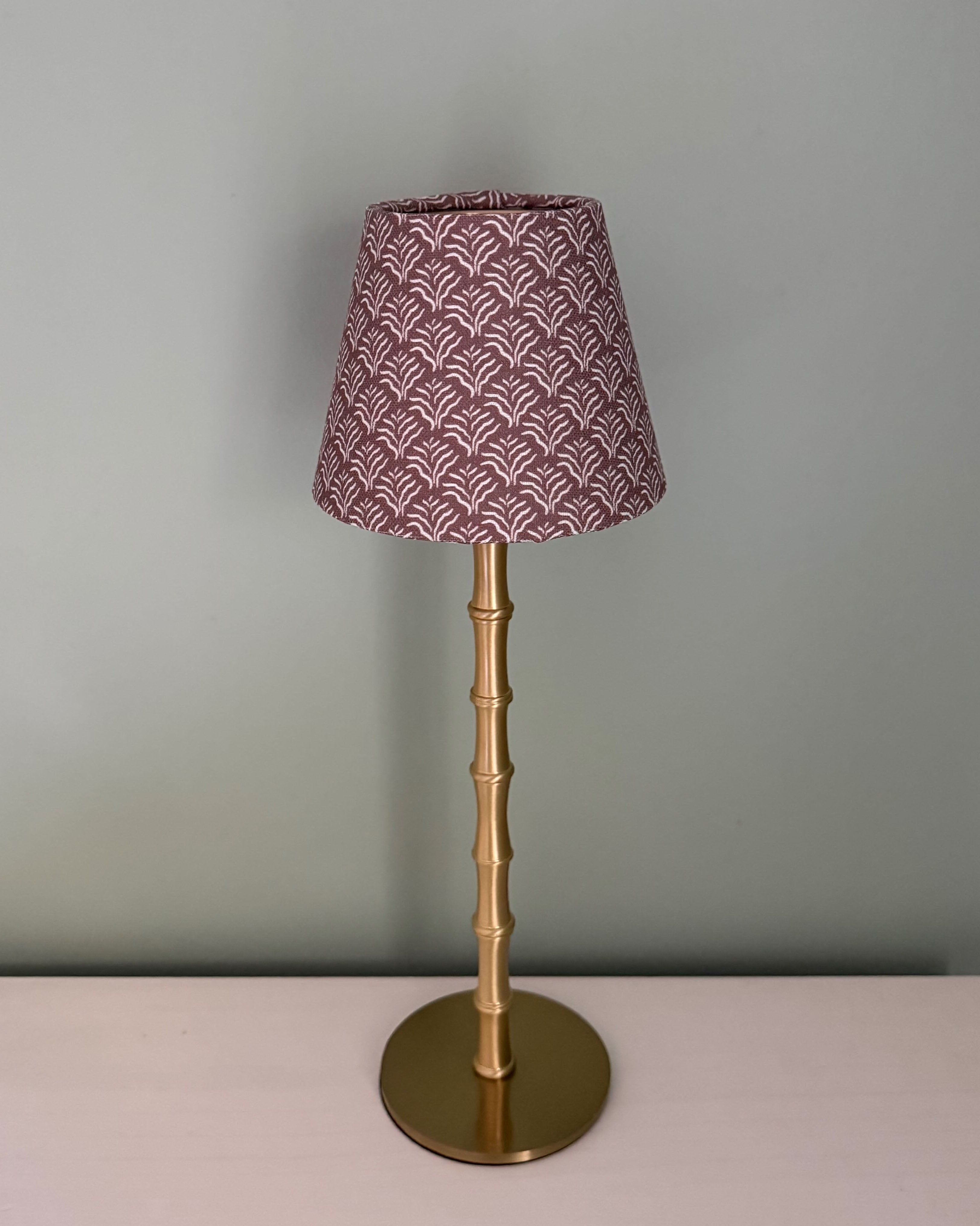 Petite Lottie Shade for Cordless LED Lamps - Chocolate