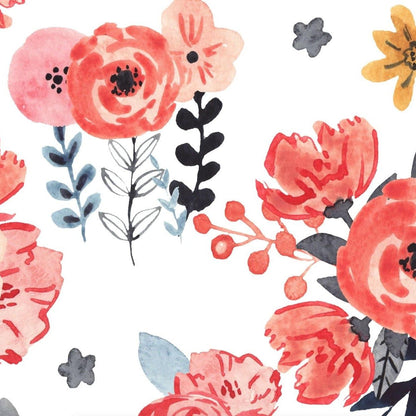 In Bloom Wallpaper - White