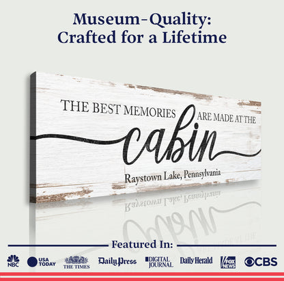 Cabin Memory Sign