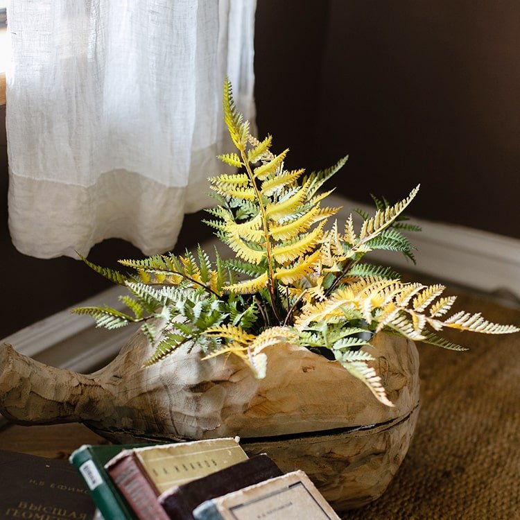 Fern Ball Faux Plant