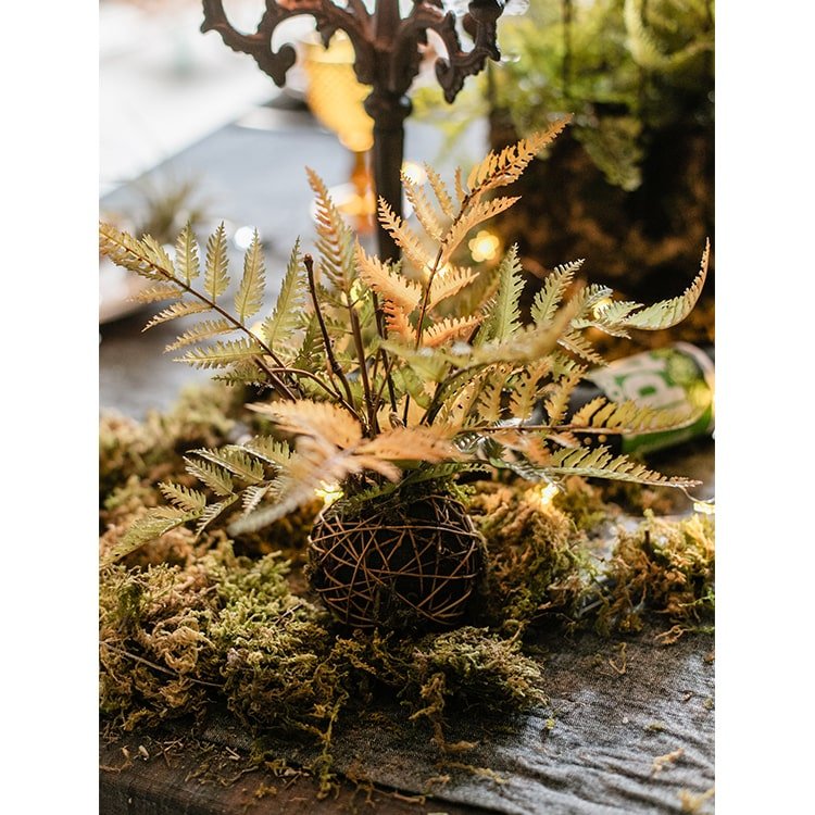 Fern Ball Faux Plant