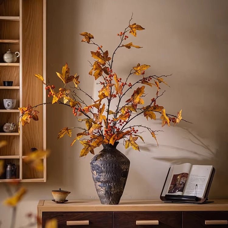 Autumn Maple Berry Branch - 49.2 inch