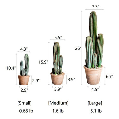 Artificial Potted Cactus