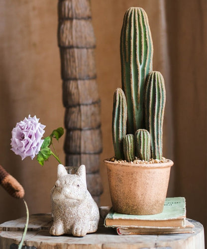 Artificial Potted Cactus