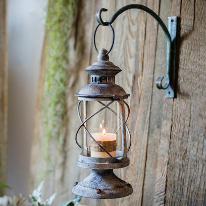 Restoration Antique Lantern Candle Holders