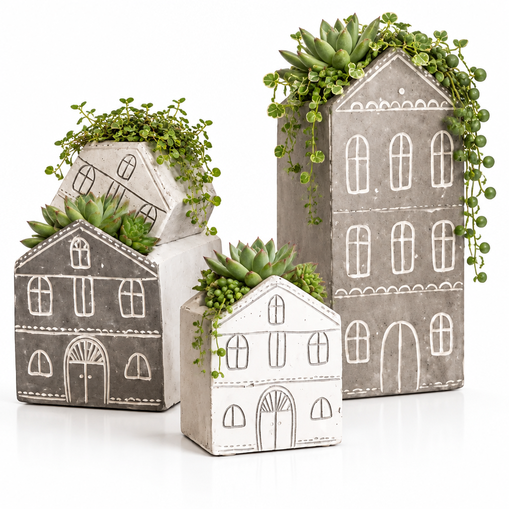 TinyHome Clay Planters