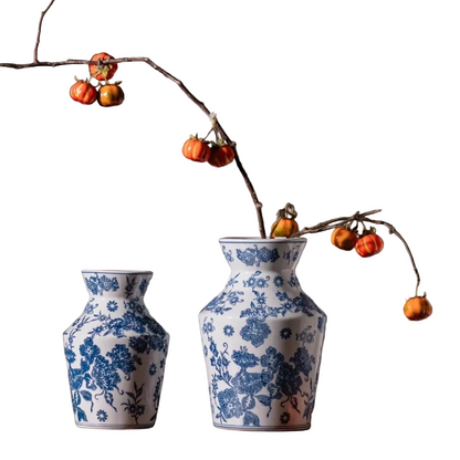 Indigo Porcelain Vase