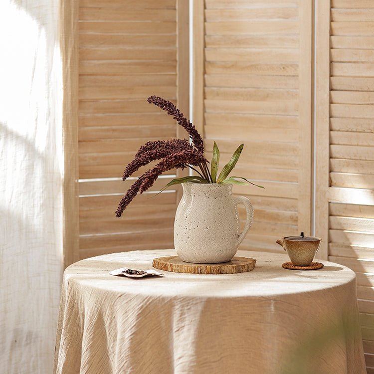 Artificial Millet Bundle in Dark Burgundy - 9 inch