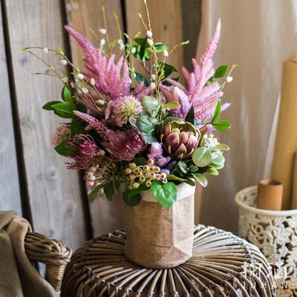Paper Bag Style Concrete Garden Pots