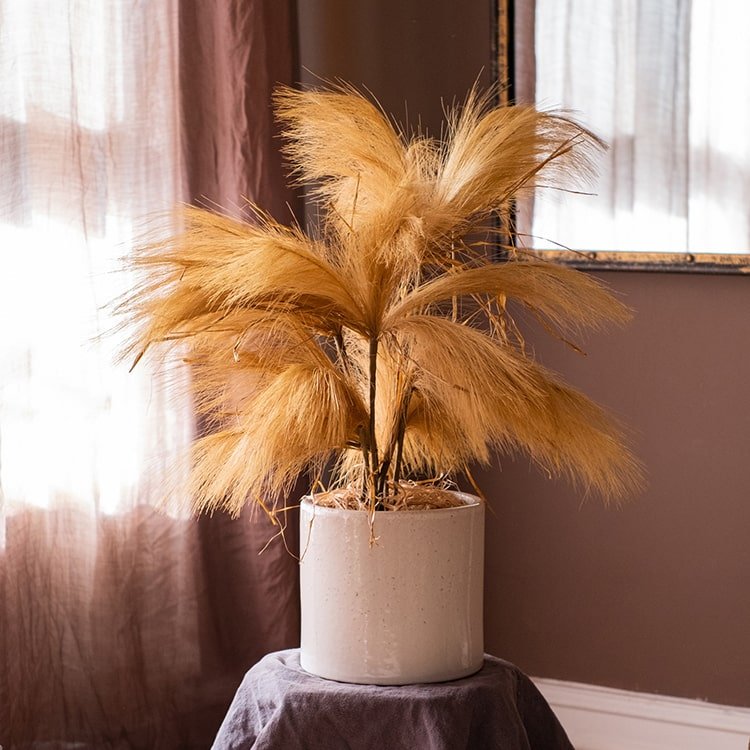 Faux Plant Reed Grass Stem In Various Colors - 30"