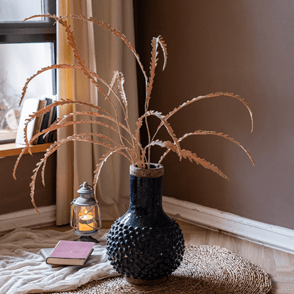 Artificial Spider Brake Fern Stem in Brown -43 inch