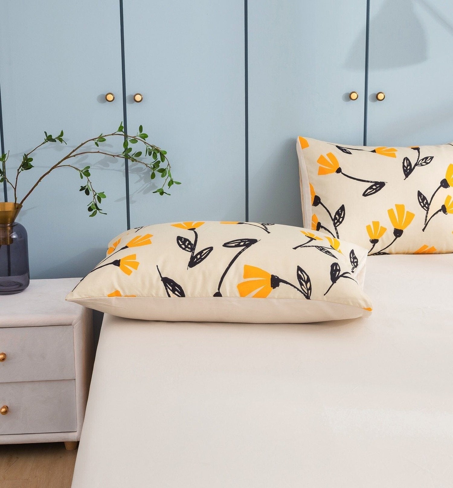 Yellow Fleur Sheet Set