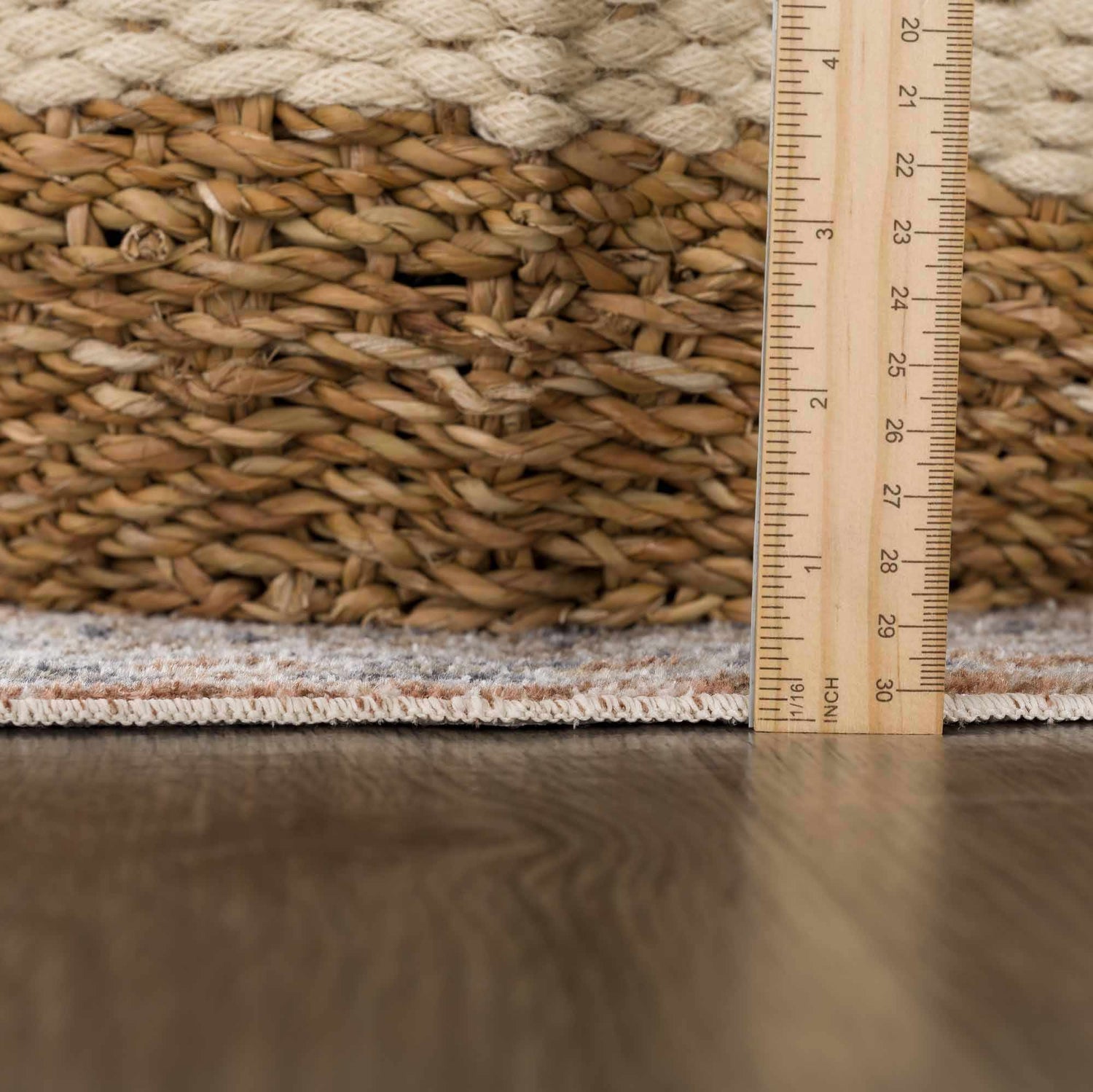 Gael Rust Boutique Washable Rug