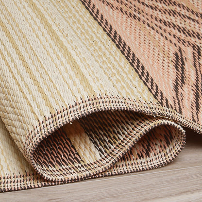 Lagos - Sand &amp; Coral Reversible Boho Outdoor Rug