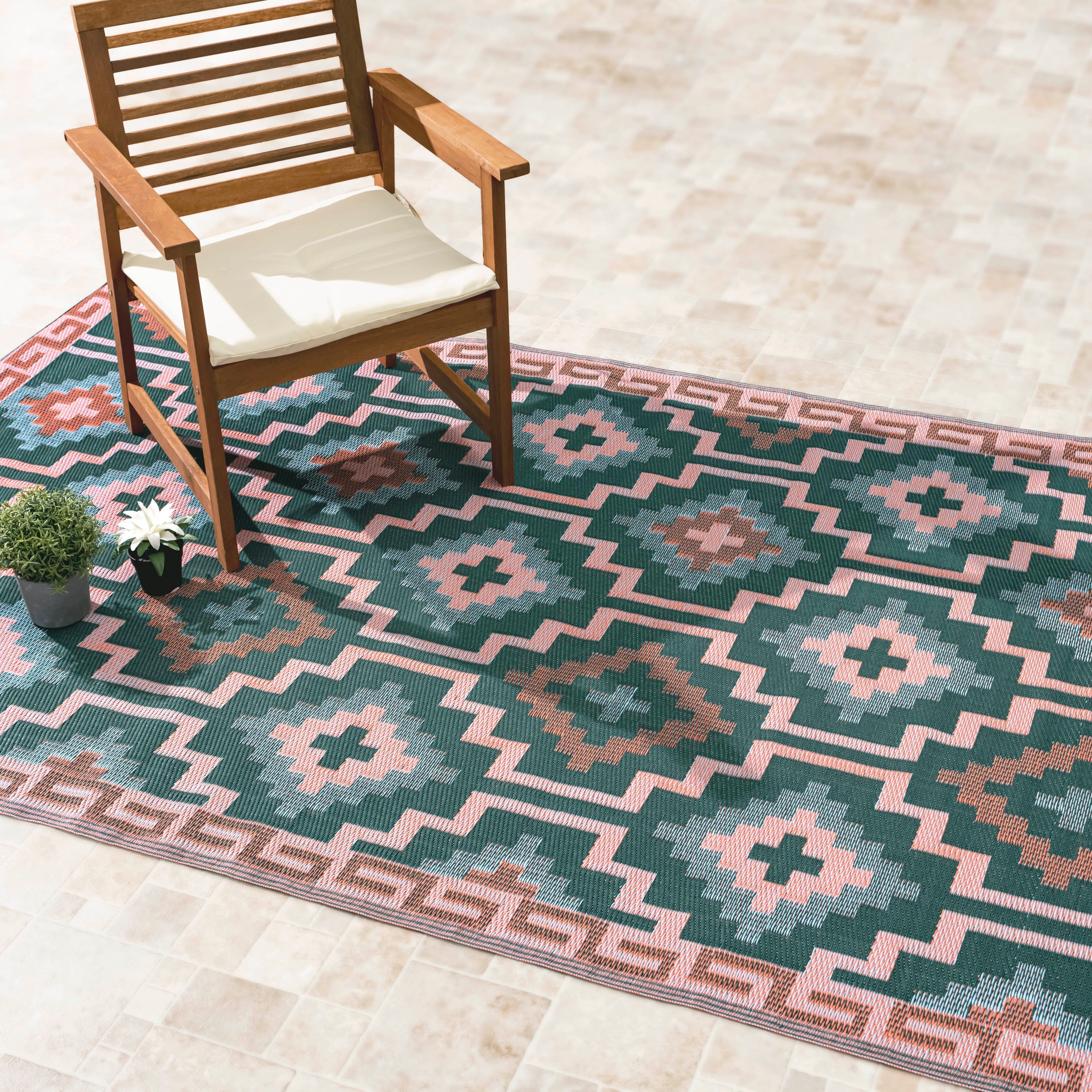 Lhasa - Green Reversible Outdoor