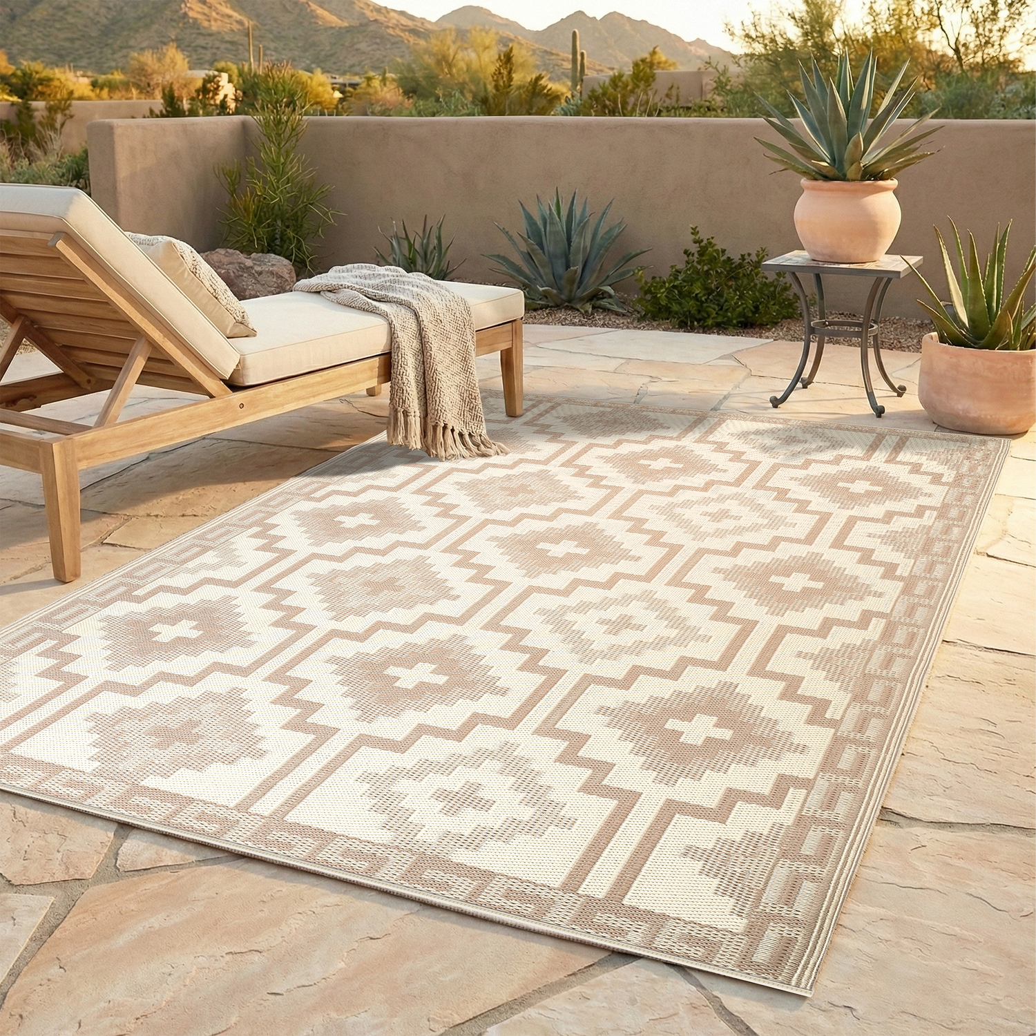 Lhasa - Reversible Outdoor Rug for Patio