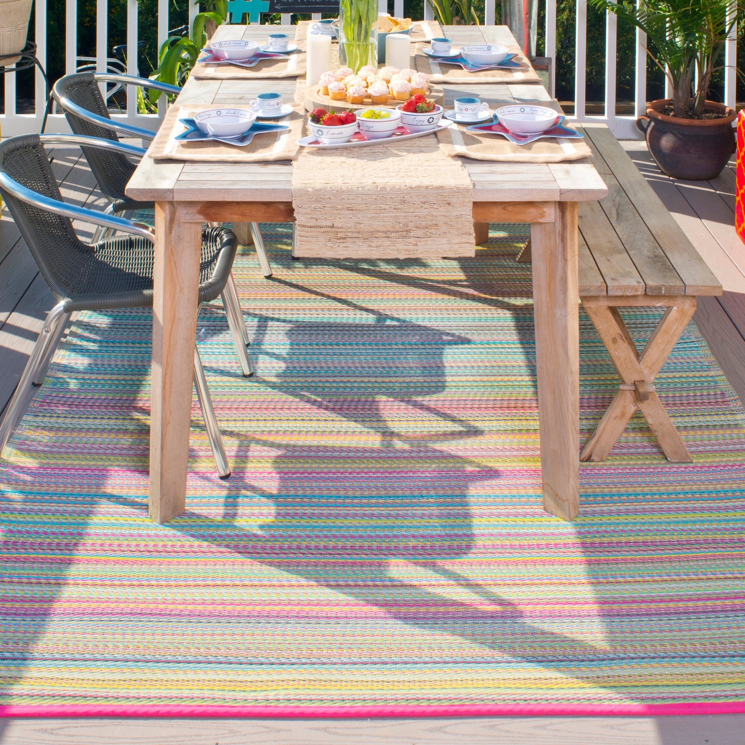 Cancun - Candy Reversible Outdoor Rug