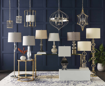 Zell Gold/Crystal Table Lamp