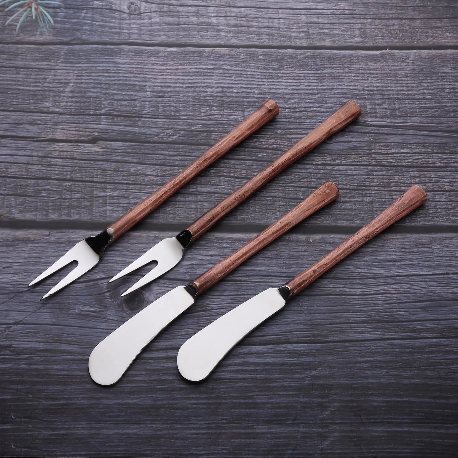 MEDICKI CHEESE FORK &amp; SPREADER 4 PC. SET