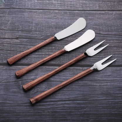 MEDICKI CHEESE FORK &amp; SPREADER 4 PC. SET