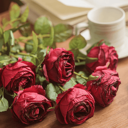 Artificial Single Rose Stem 28.7" Tall