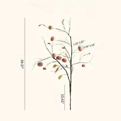 Harvest Pumpkin Twig Stem - 39"