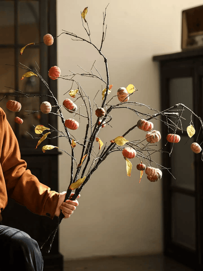 Harvest Pumpkin Twig Stem - 39"