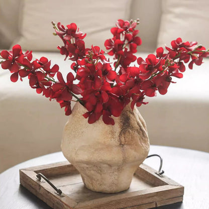 Single Red Orchid Stem - 24"