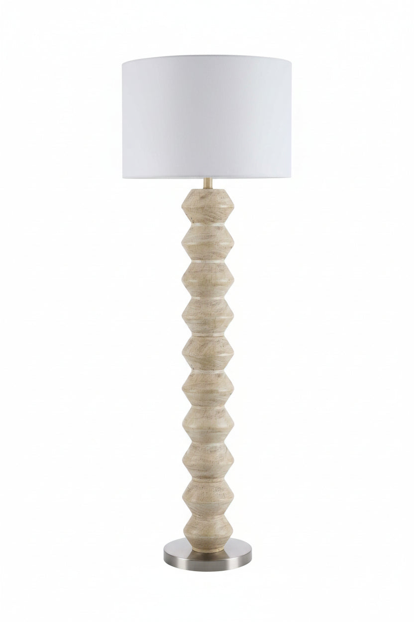 Matozinhos Ivory Floor Lamp